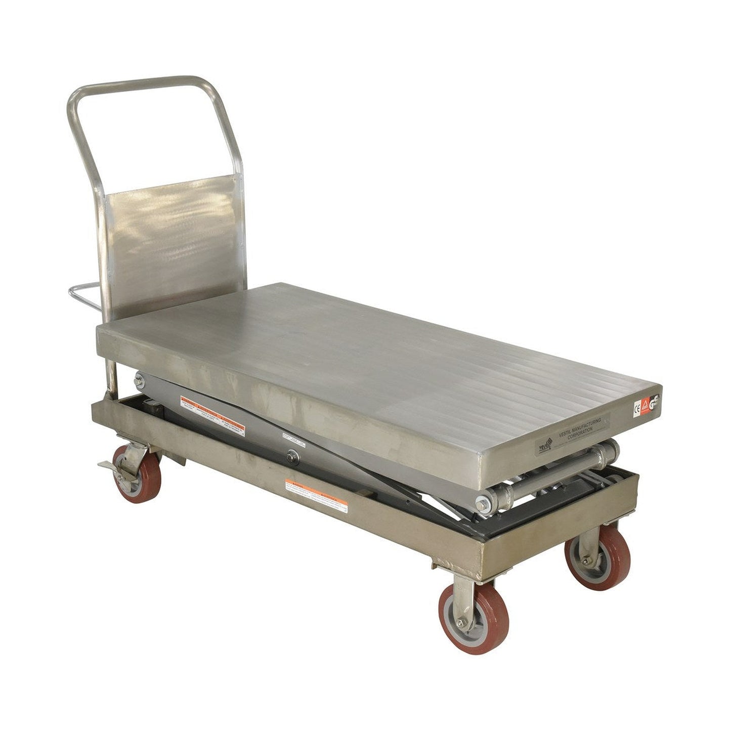 Partially Stainless Steel Lift Cart