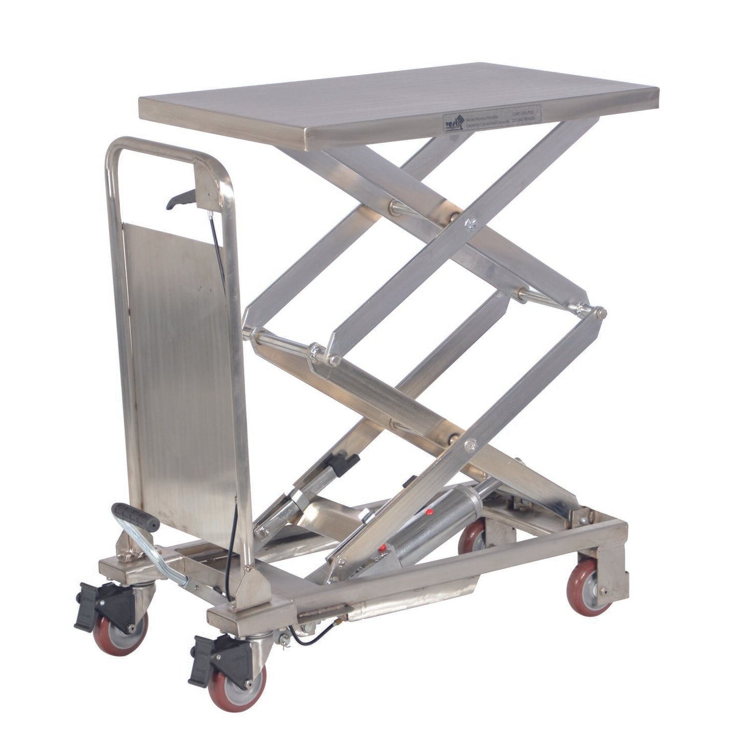 Partially Stainless Steel Lift Cart