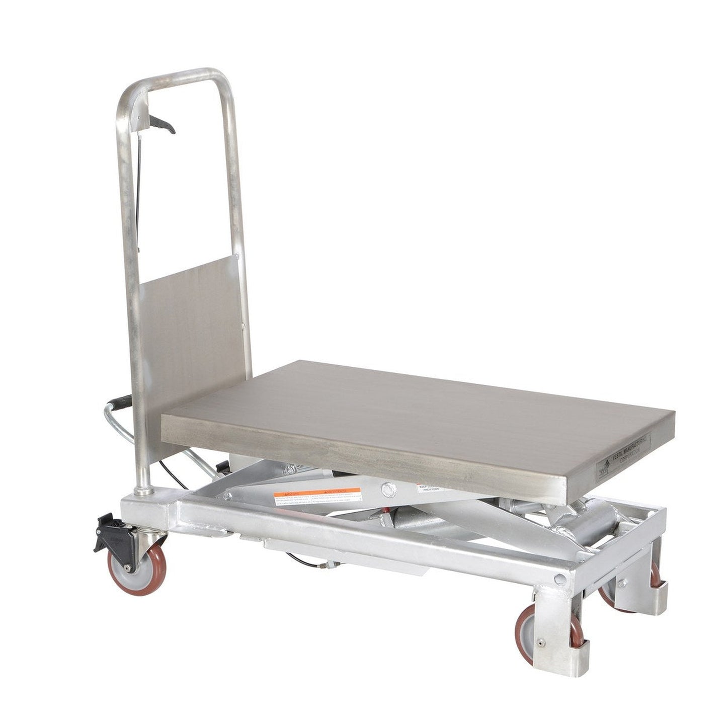 Partially Stainless Steel Lift Cart