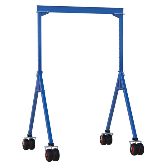 Adjustable Height Steel Gantry Crane (Pneumatic Casters)
