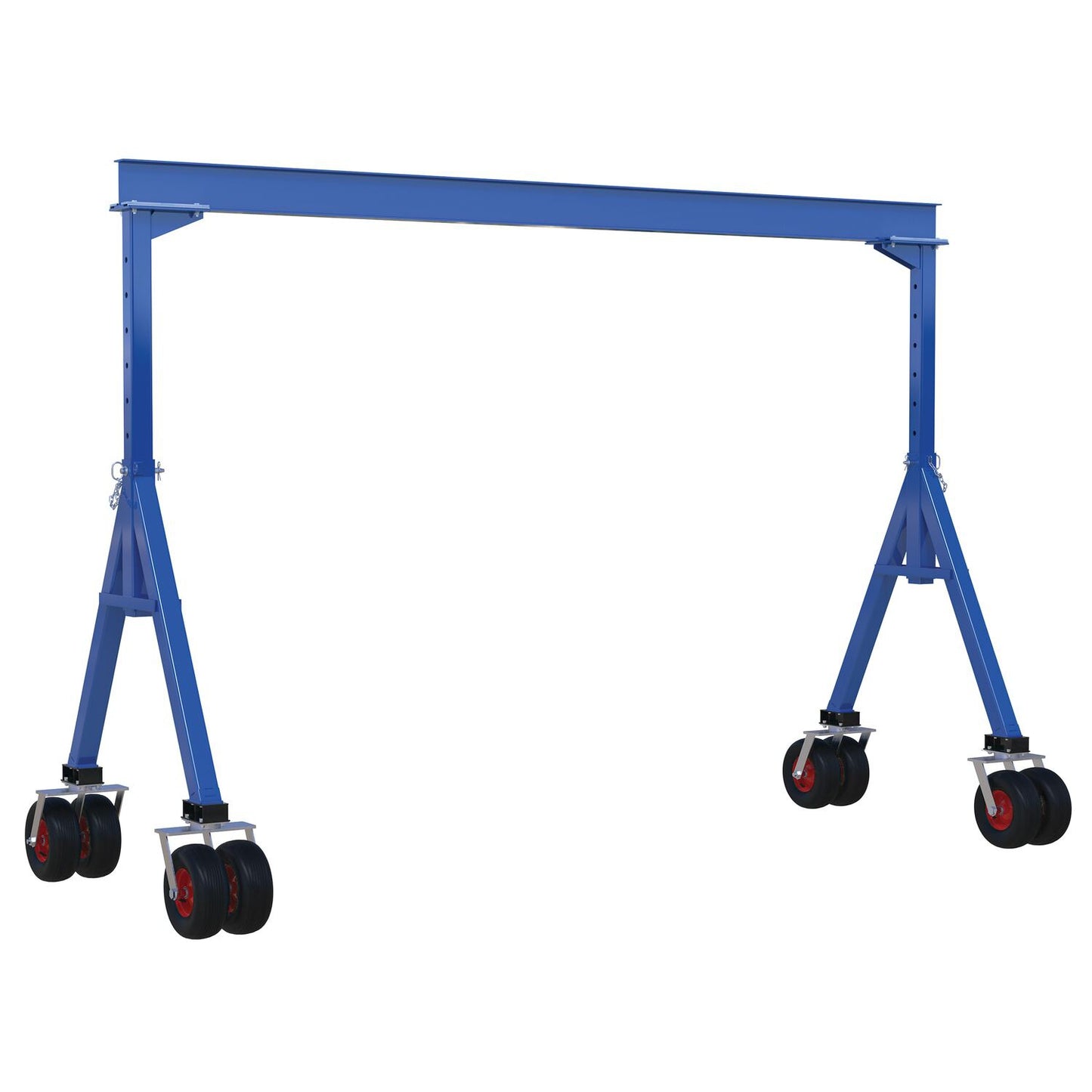 Adjustable Height Steel Gantry Crane (Pneumatic Casters)