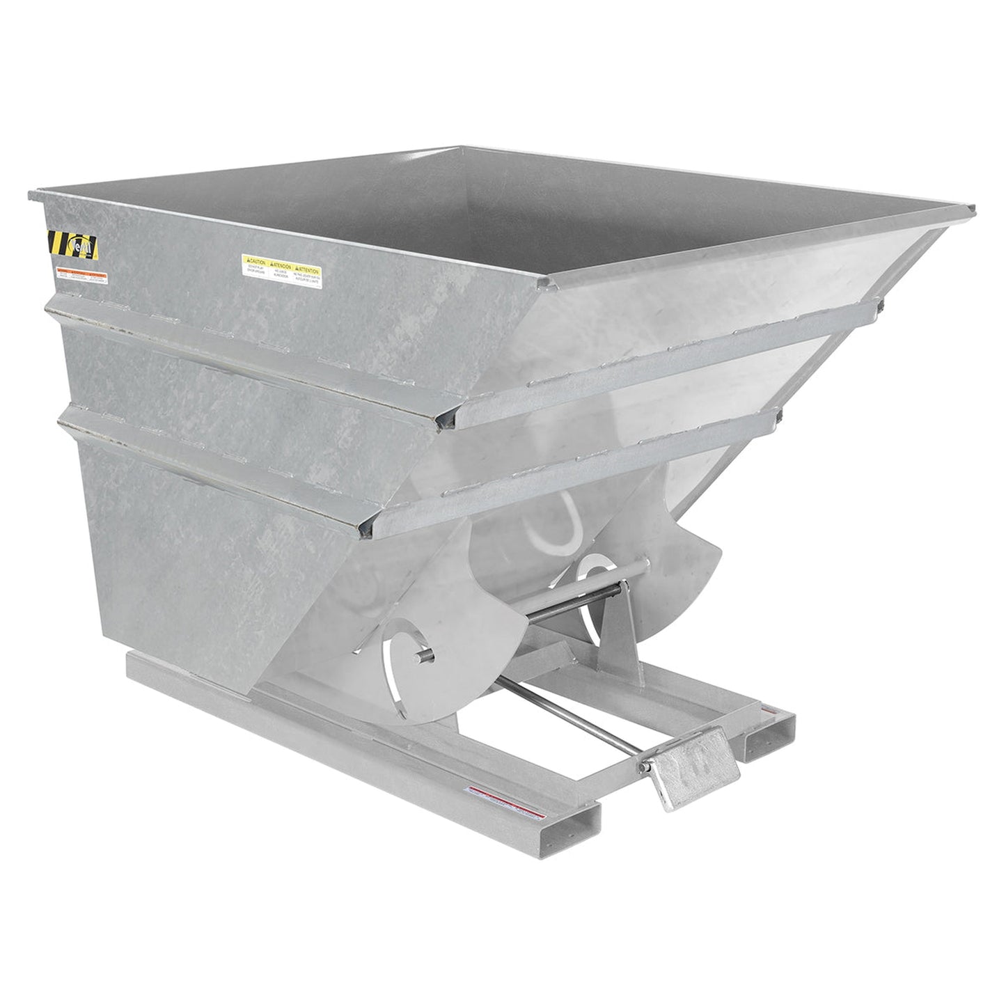 Hands-Free Dumping Hopper - 3 Ton Capacity