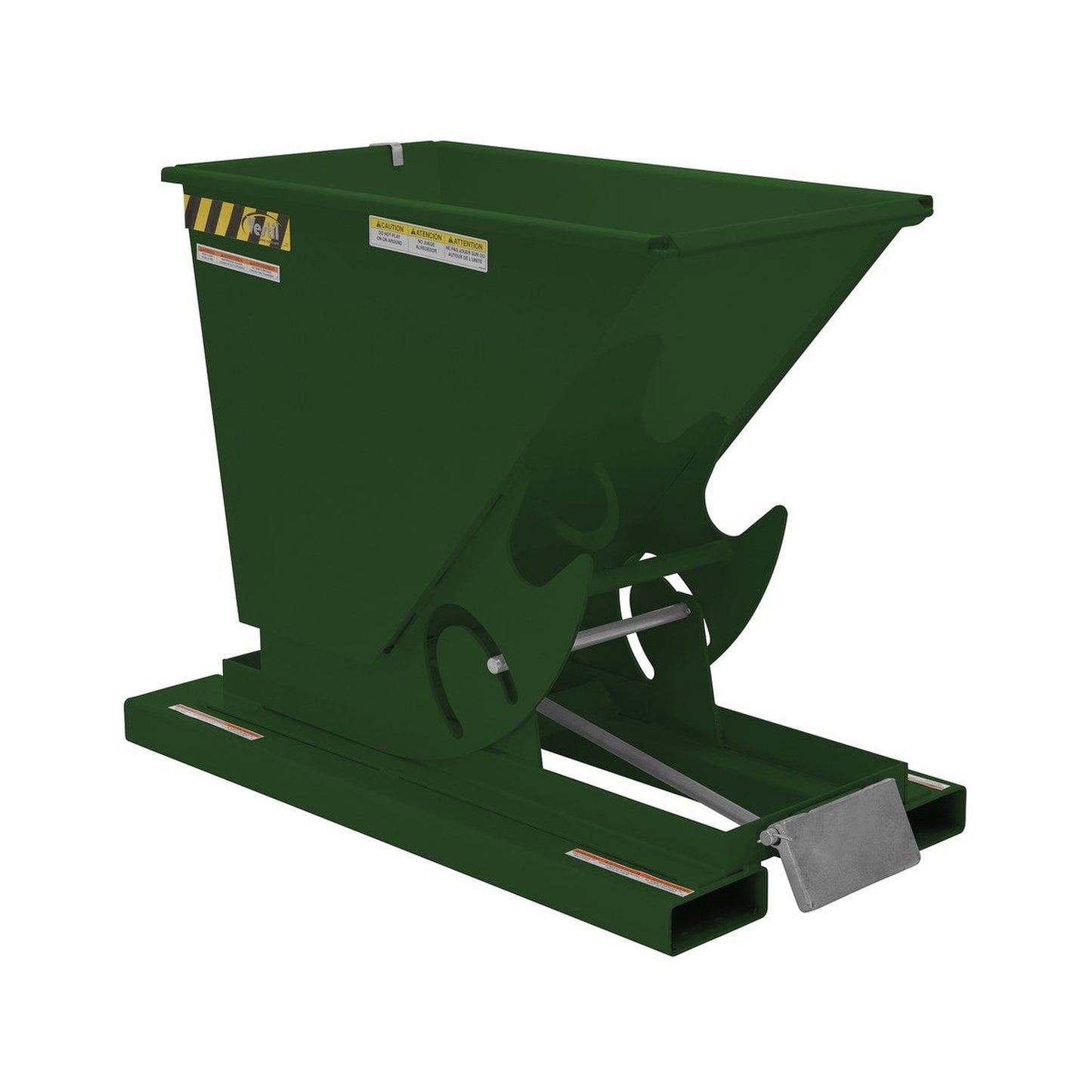 Hands-Free Dumping Hopper - 2 Ton Capacity