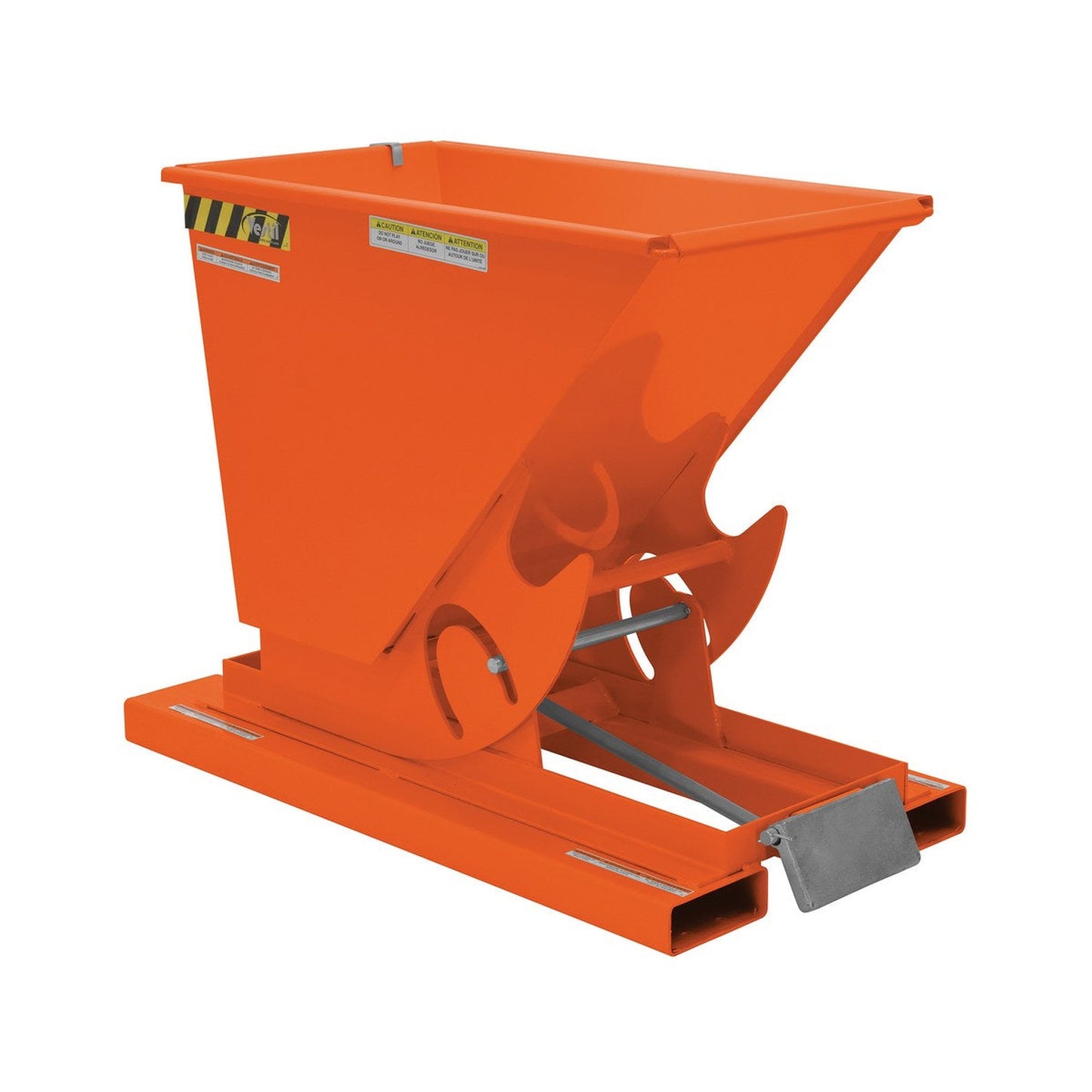 Hands-Free Dumping Hopper - 2 Ton Capacity