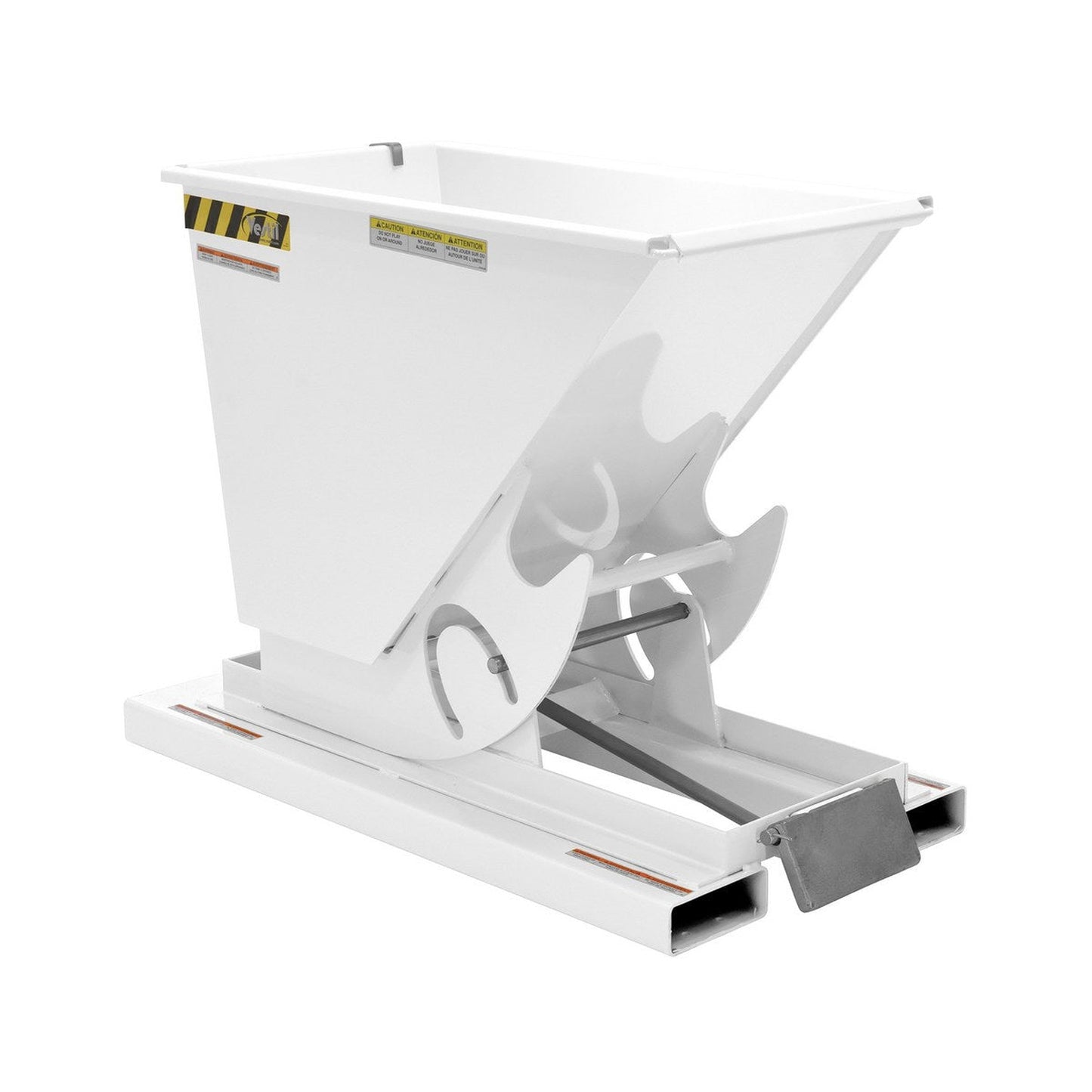 Hands-Free Dumping Hopper - 2 Ton Capacity