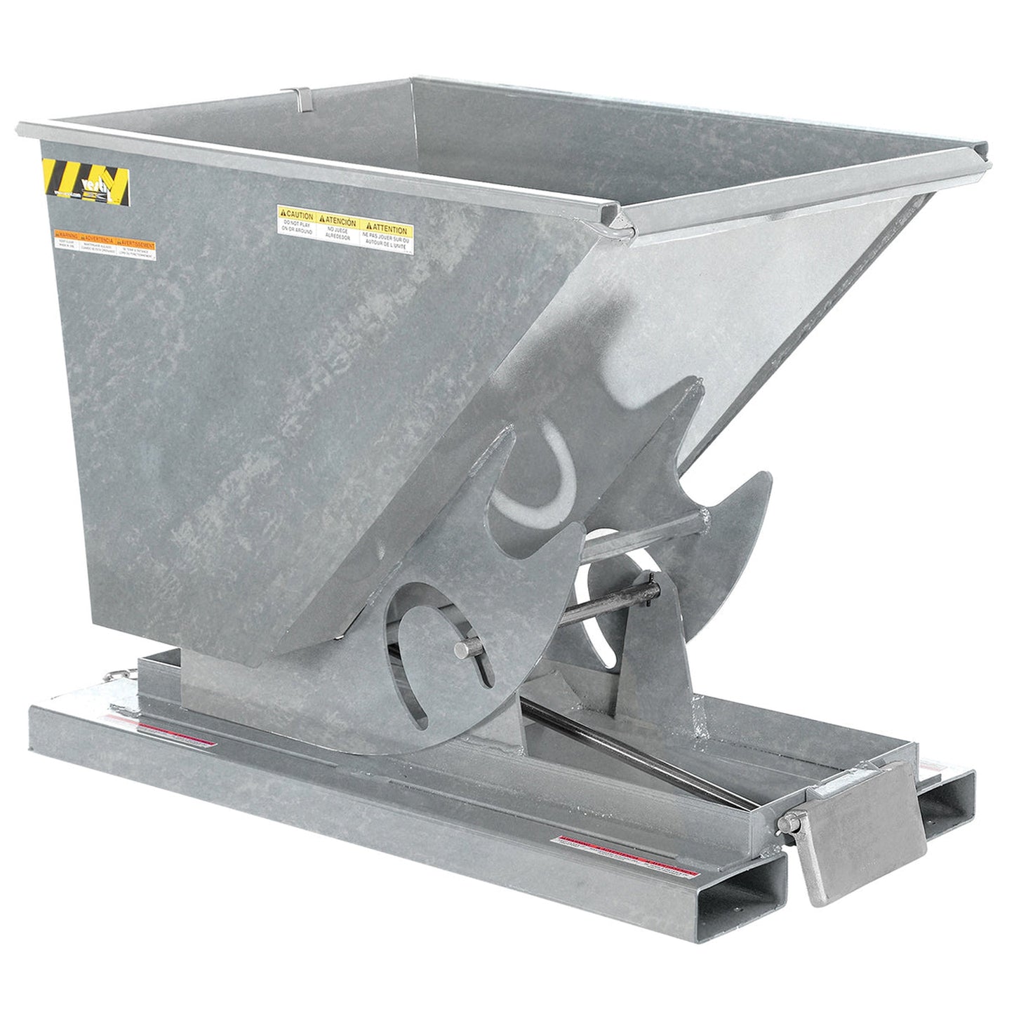 Hands-Free Dumping Hopper - 3 Ton Capacity