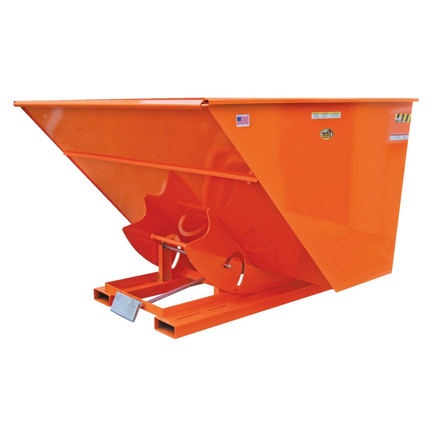 Hands-Free Dumping Hopper - 2 Ton Capacity