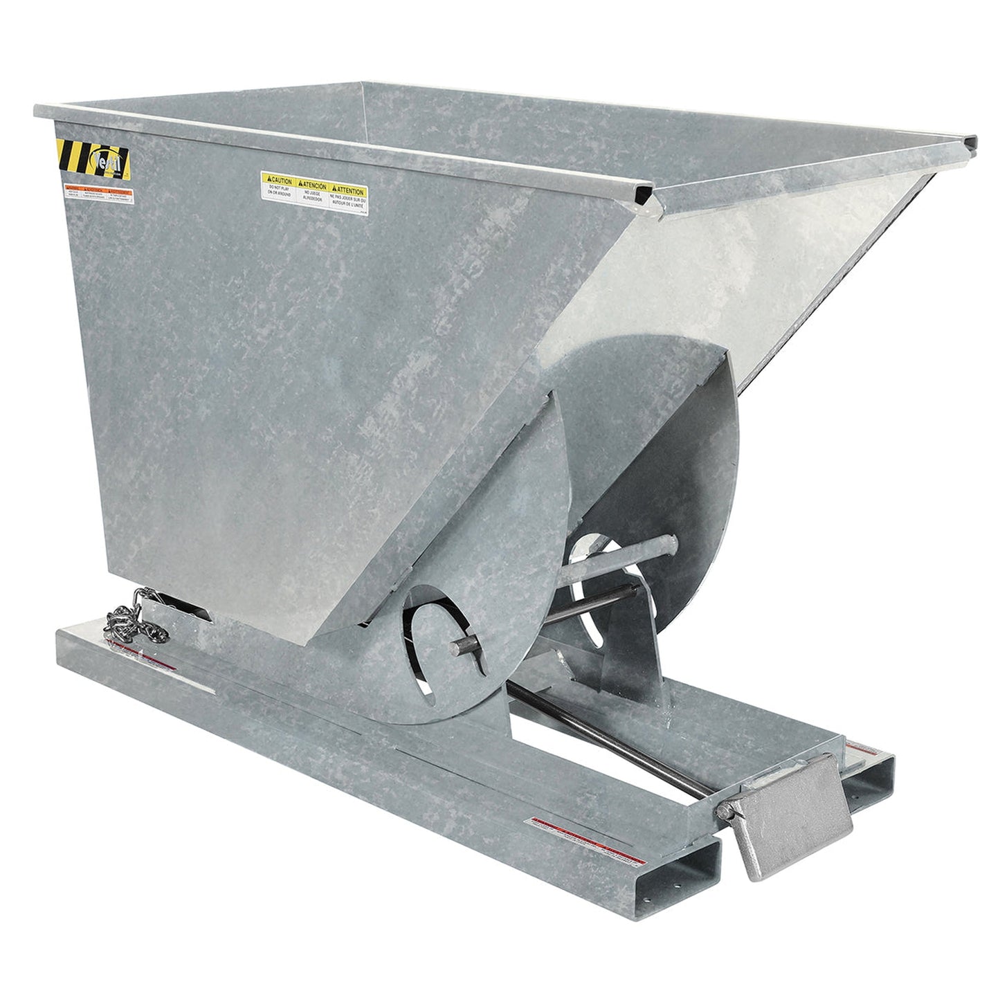 Hands-Free Dumping Hopper - 3 Ton Capacity