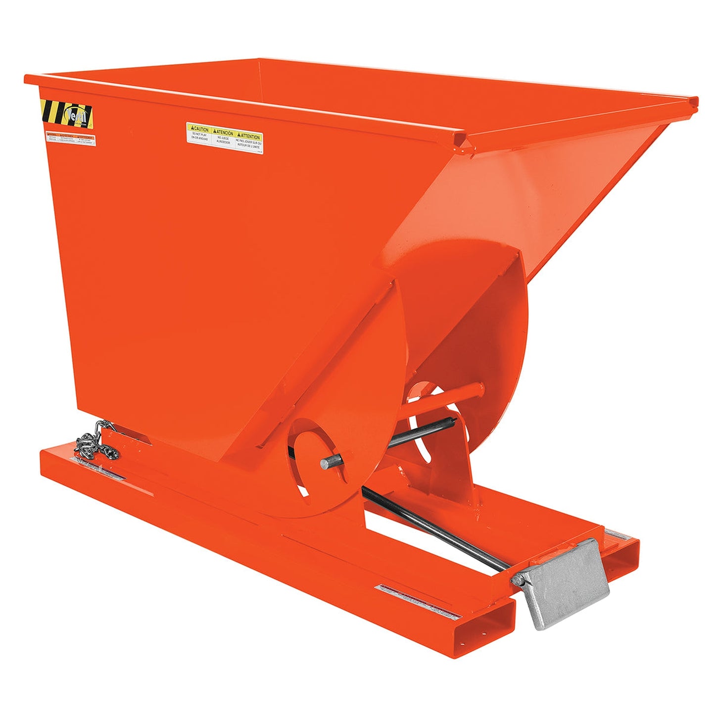 Hands-Free Dumping Hopper - 3 Ton Capacity