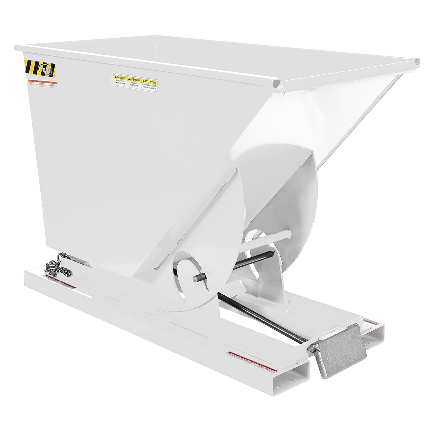 Hands-Free Dumping Hopper - 3 Ton Capacity