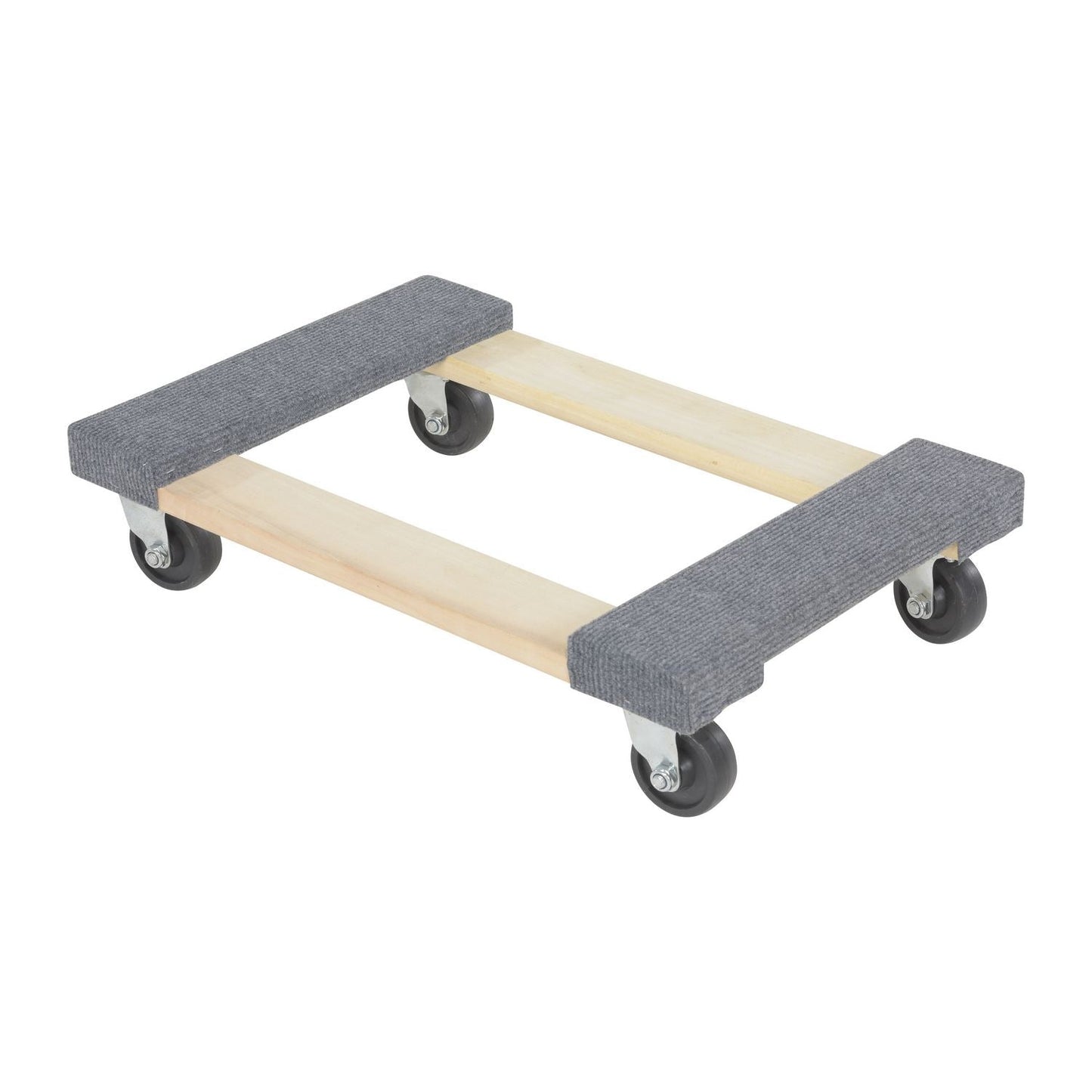 Hardwood Dolly With Carpeted End