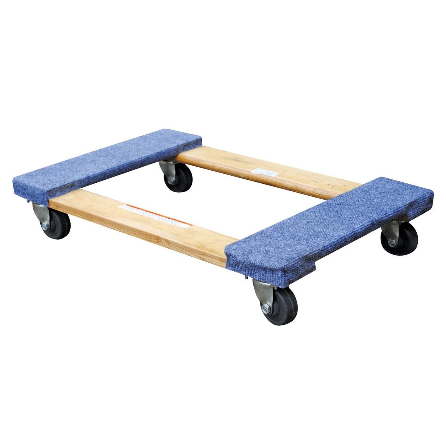 Hardwood Dolly With Carpeted End