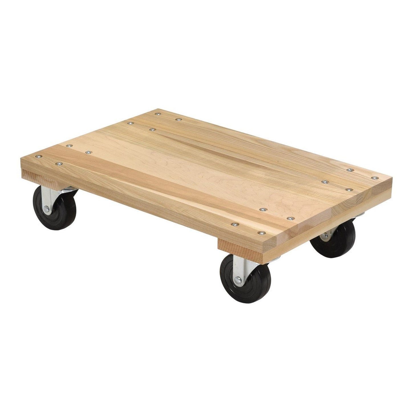 Hardwood Dolly With Solid Deck