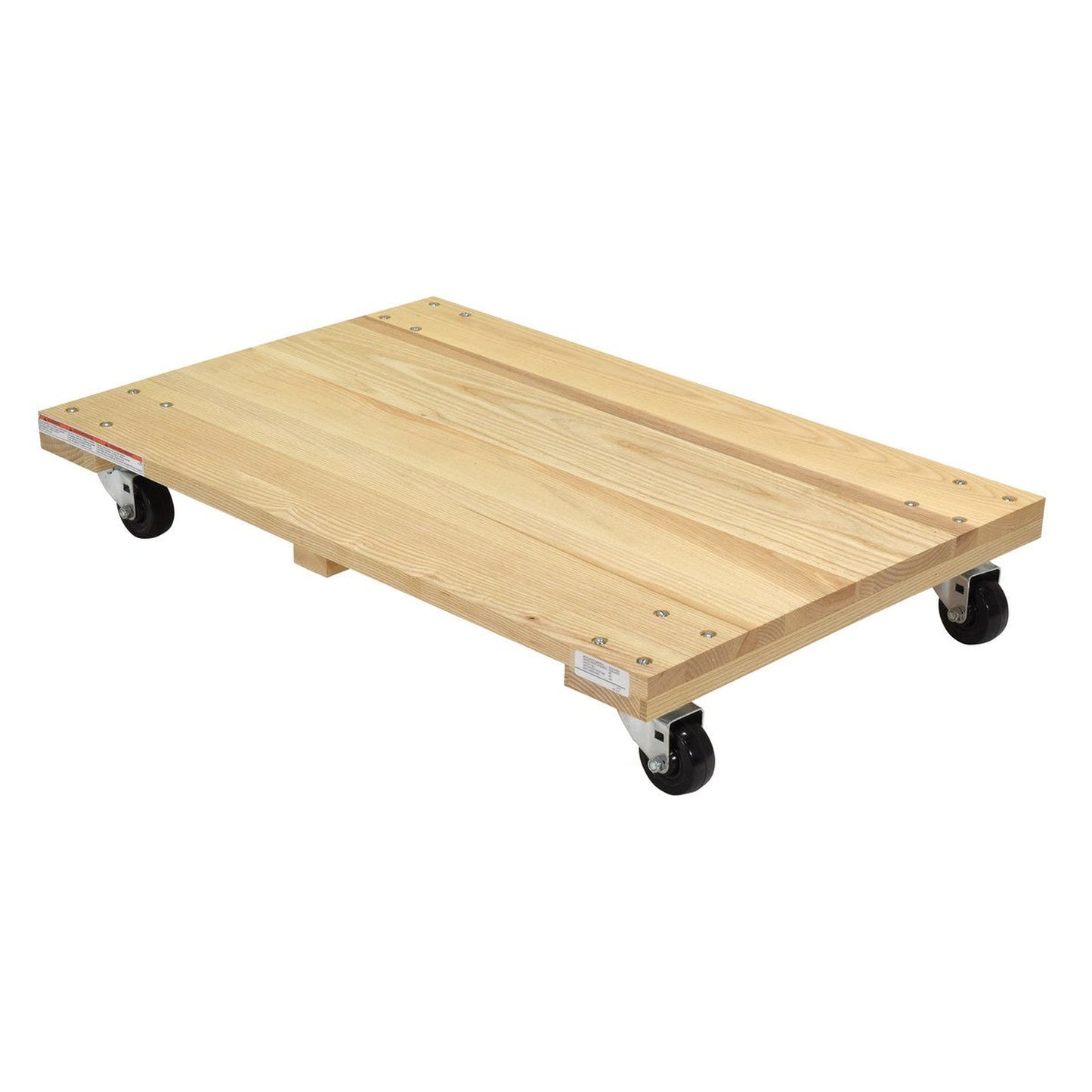 Hardwood Dolly With Solid Deck