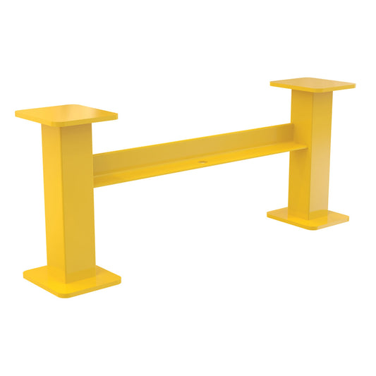 Semi-live skid legs for platform trucks