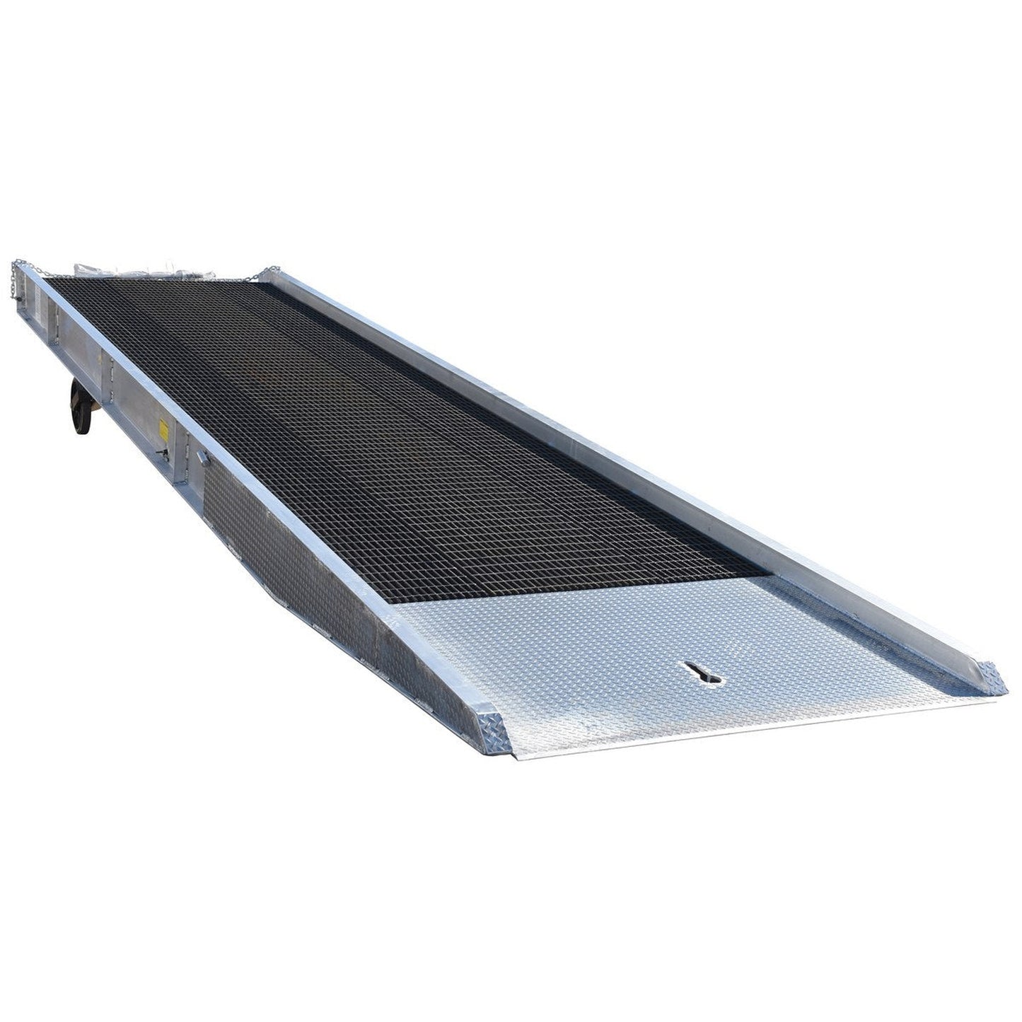 Aluminum Yard Ramp With Steel Grating