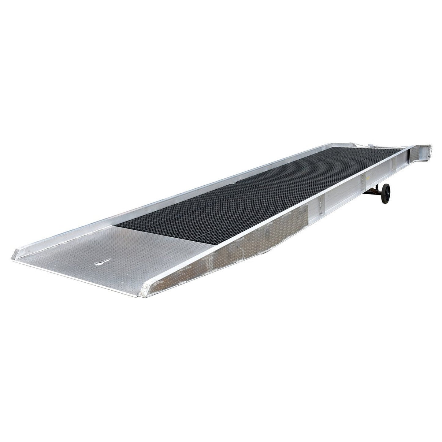 Aluminum Yard Ramp With Steel Grating